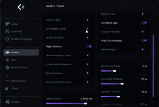 Menu screenshot 1