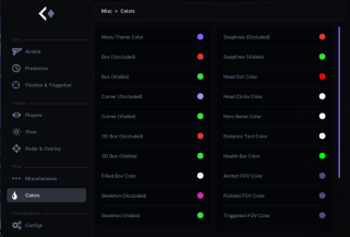 Menu screenshot 3
